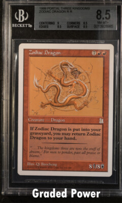 Portal Three Kingdoms Zodiac Dragon BGS 8.5 Magic MTG | eBay