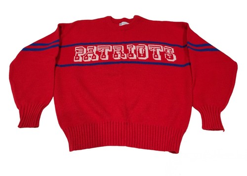 Vintage Red Cliff Engle Ltd. 80s NFL New England Patriots Pullover