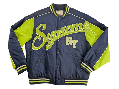 2020 Supreme NY Varsity Jacket - Sz M | eBay