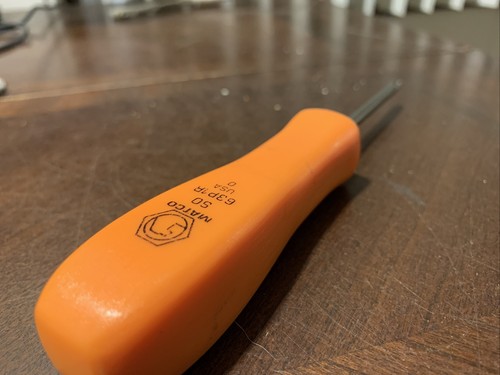 Matco Tools USA Philips Tip Driver Head Screwdriver SO63P1R Orange
