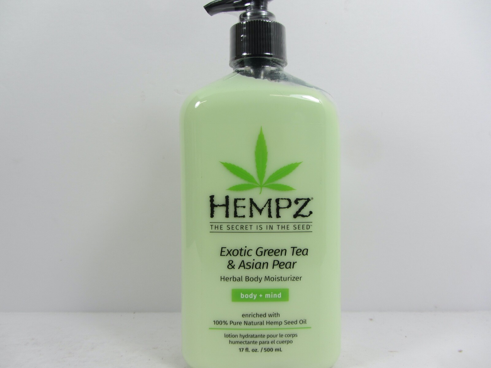 HEMPZ EXOTIC GREEN TEA & ASIAN PEAR HERBAL BODY MOISTURIZER LOTION