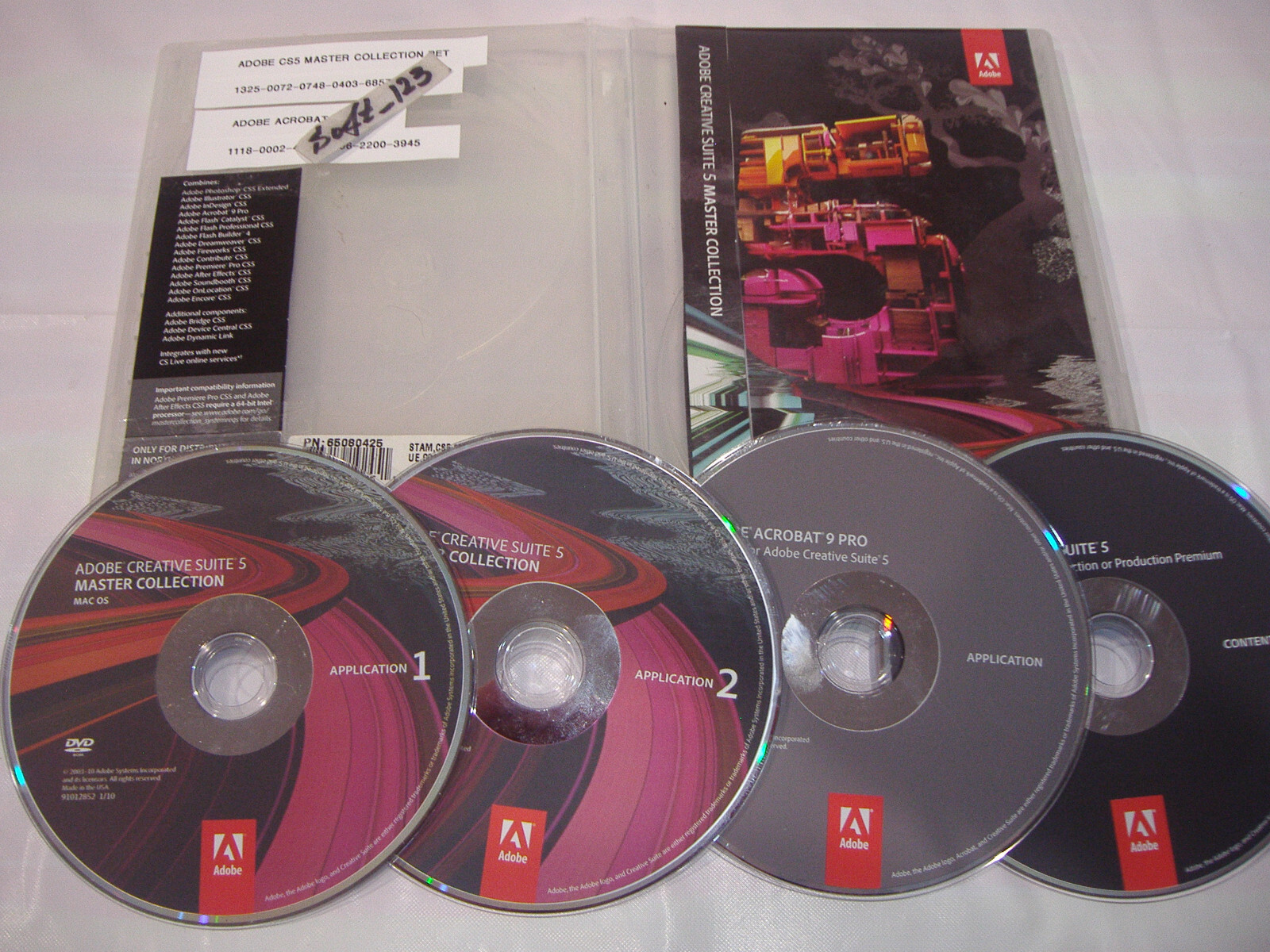 Adobe Creative Suite 5 CS5 Master Collection For MAC OS Full DVD