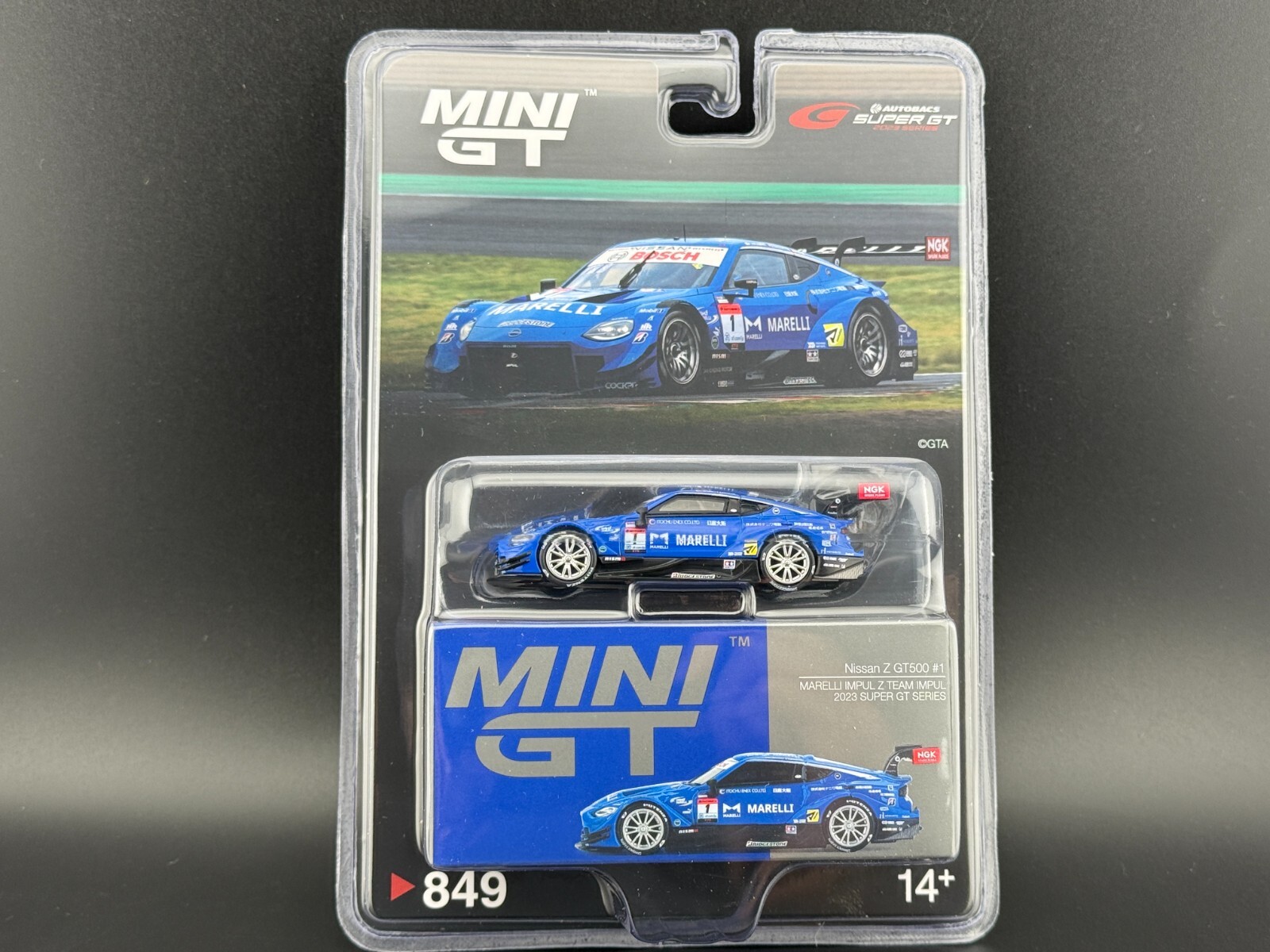 Mini GT Nissan Z GT500 #1 “MARELLI IMPUL Z” TEAM IMPUL 2023 #849 1