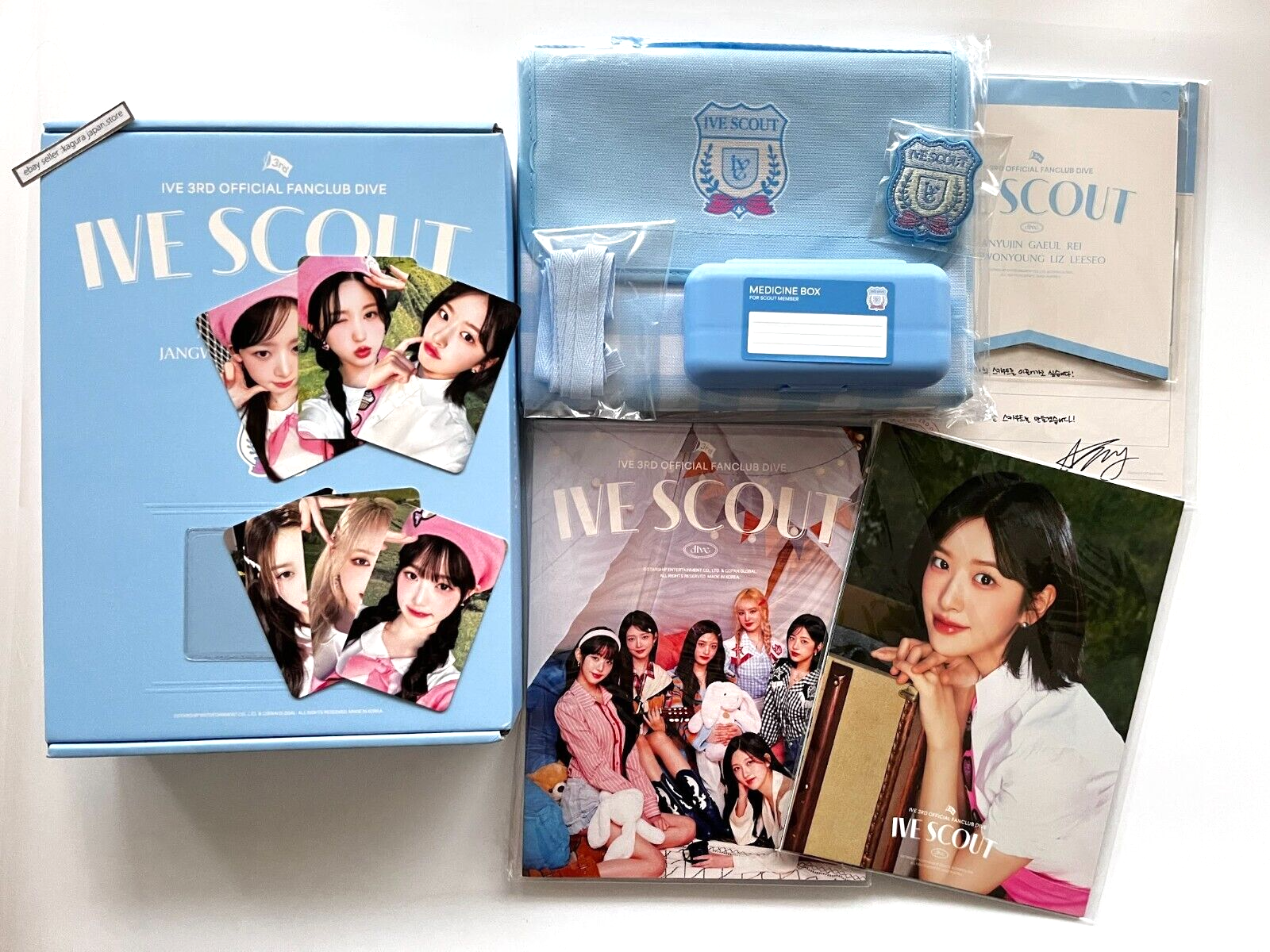 IVE DIVE 3rd Fanclub FC Welcome Membership Kit Full Set No