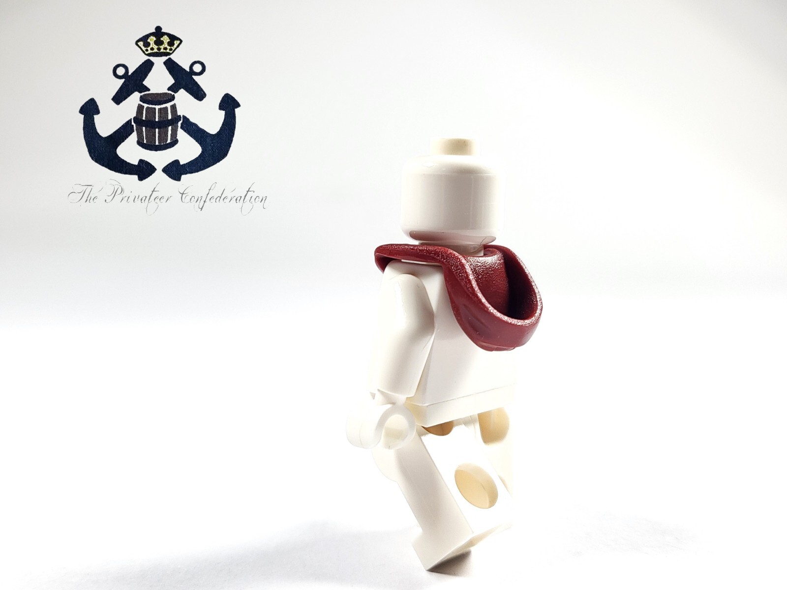 LEGO Minifigure Dark Red Hood Folded Down 15428 For City, Harry