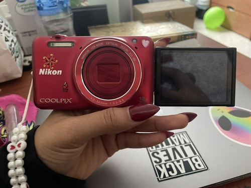 NIKON COOLPIX S6600 16MP Camera WiFi Red Mint | eBay