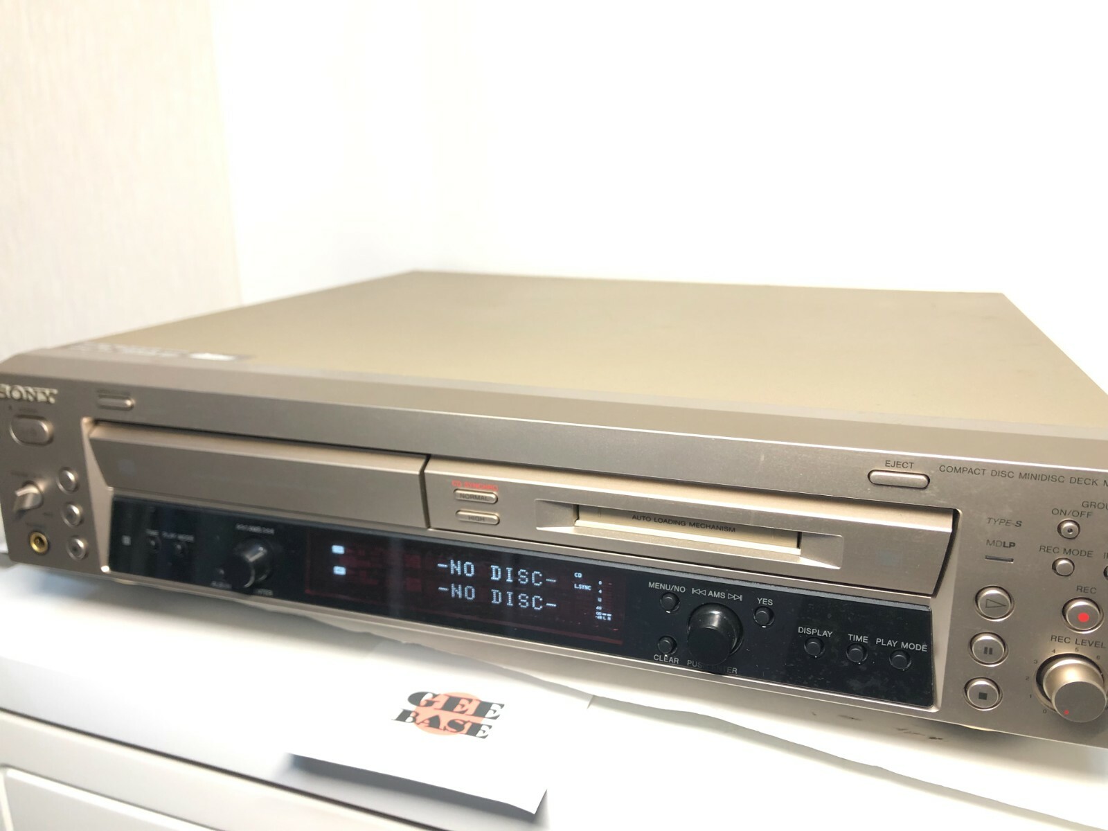 SONY MXD-D400 MD Deck Mini Disk Deck Audio Player Recorder MDLP