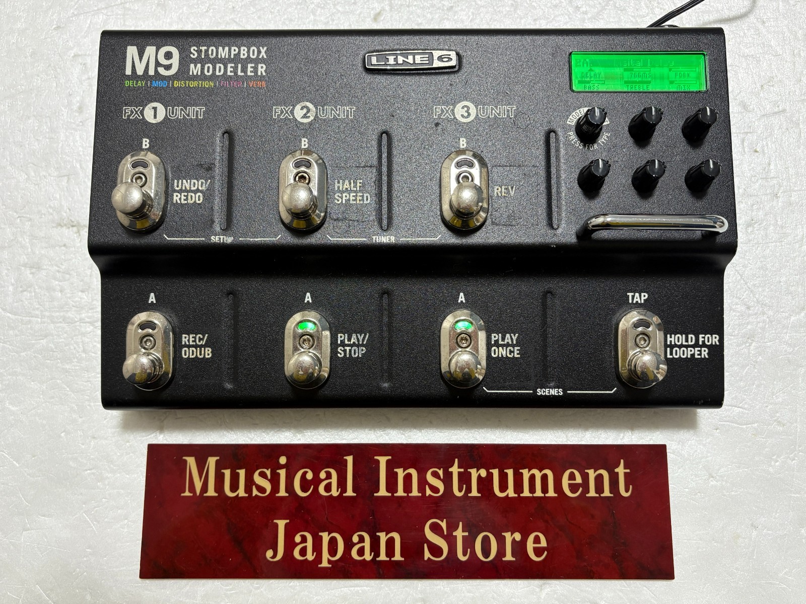 Line6 M9 Stompbox Modeler Multi Effects Guitar Effect Pedal with