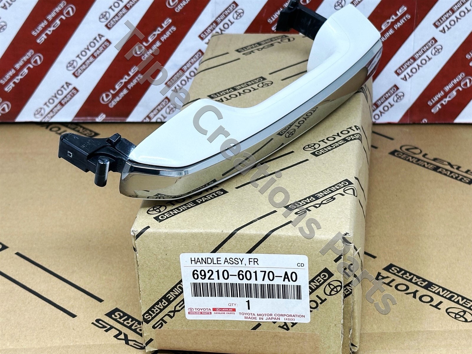 Genuine Lexus 69210-60170-A0 Handle Assy Rear Door Out RH Or LH