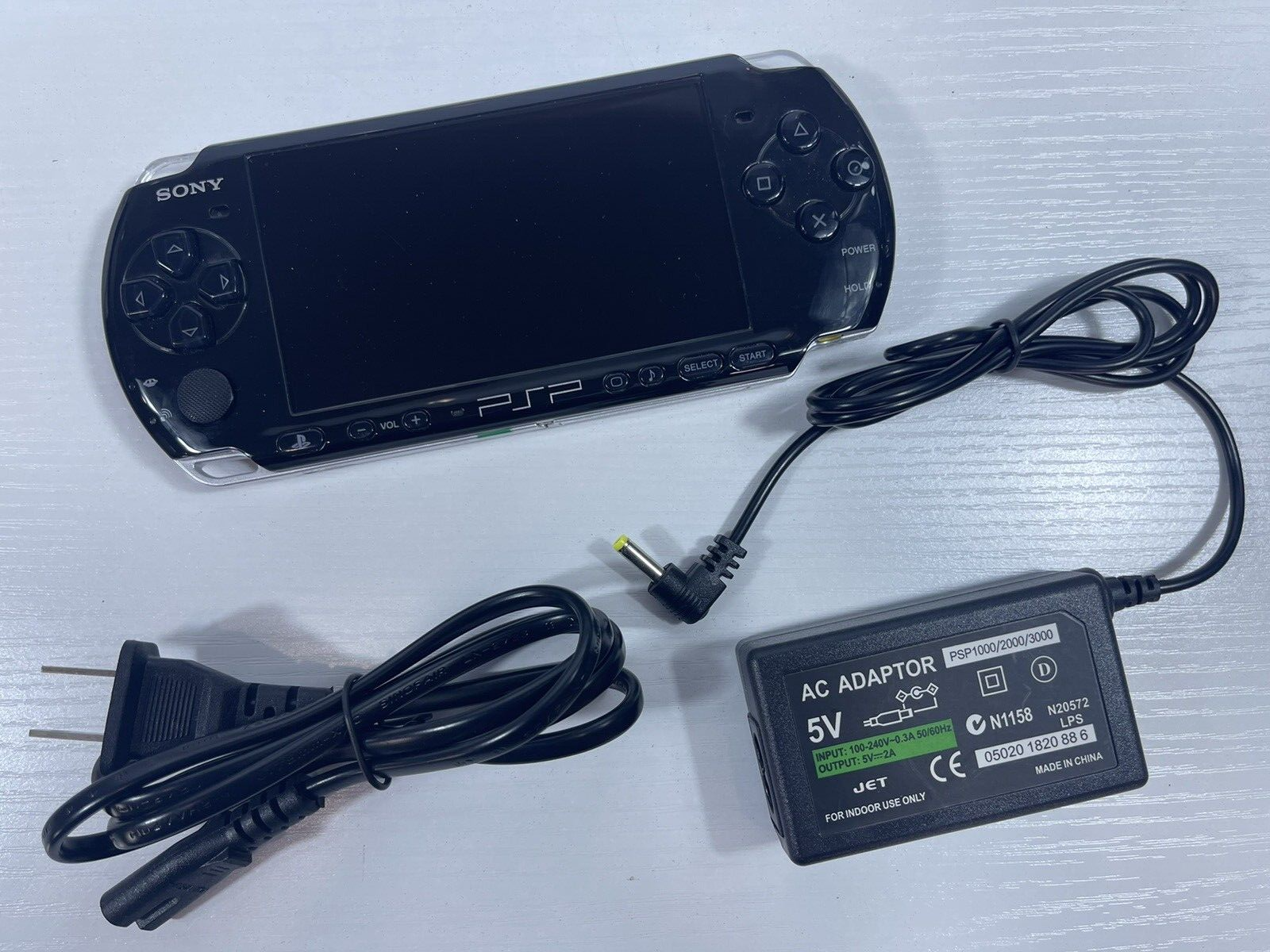 ACアダプタ付き】SONY PSP PSP-3000 ピアノブラック 黒 SIE PSP
