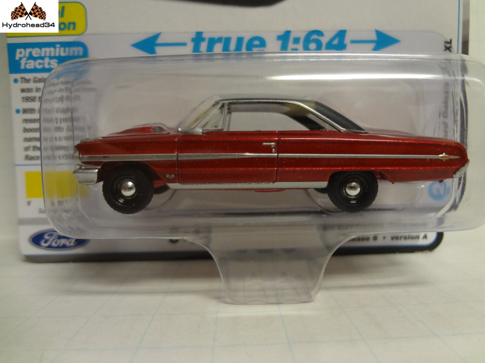Auto World Ultra Red CHASE 1964 Ford Galaxie 500 XL AW64482A | eBay