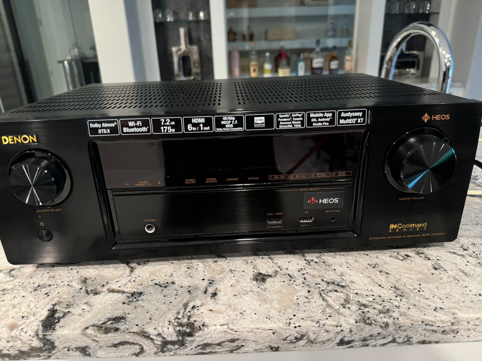 Denon AVR-X1400H 7.2 Channel Full 4K Ultra HD AV Receiver | eBay