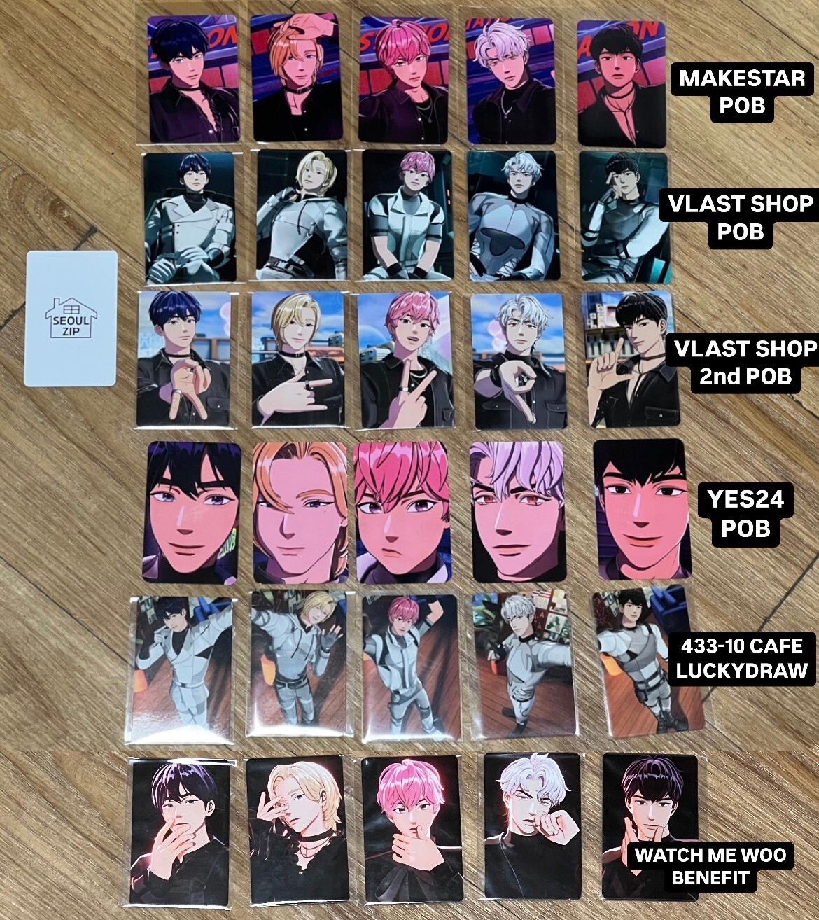 Plave Photocard 3rd Mini Album Caligo Pt.1 POB, Lucky Draw Benefit