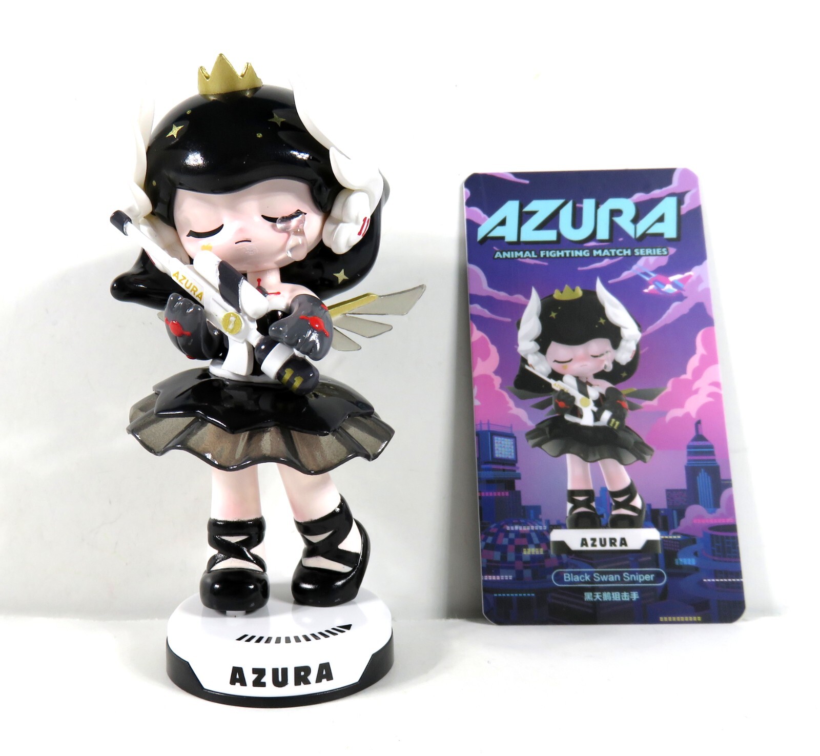 Pop Mart Azura Animal Fighting Series Mini Figure Black Swan