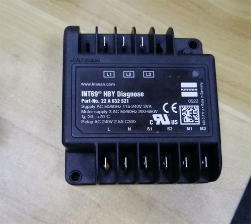 KRIWAN INT69 HBY DIAGNOSE 22 A 632 S21 MOTOR PROTECTOR NEW NO BOX