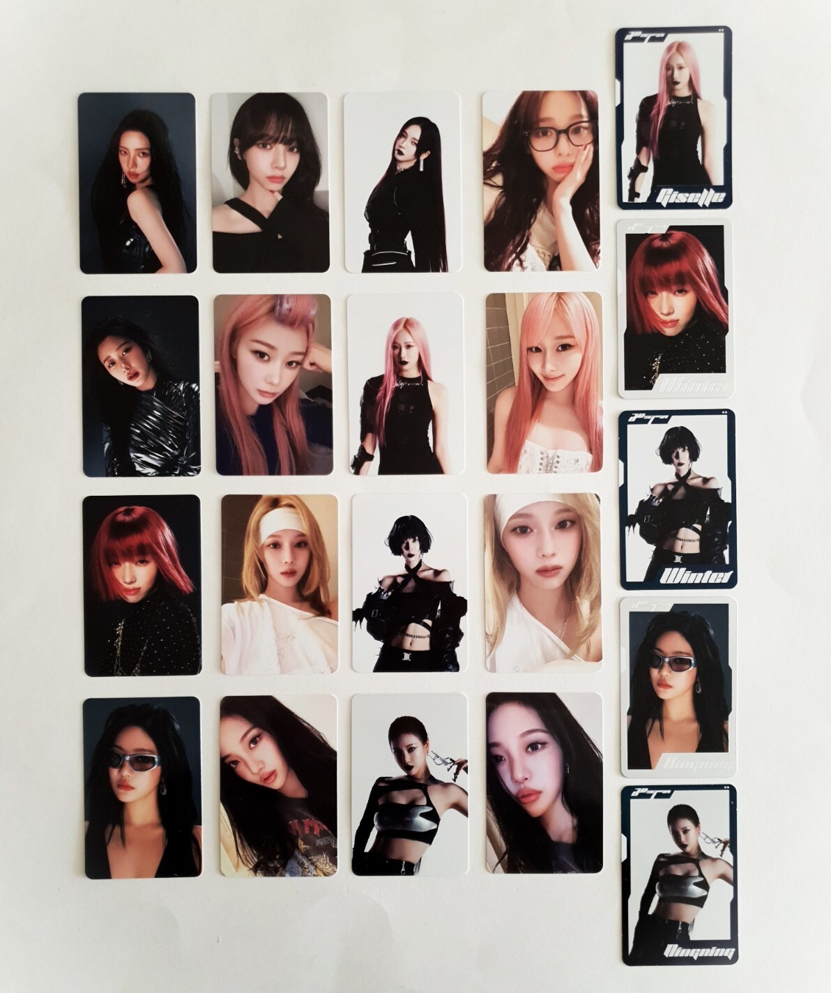 Aespa 5th Mini Album Whiplash POP UP MD Trading Card Photocard