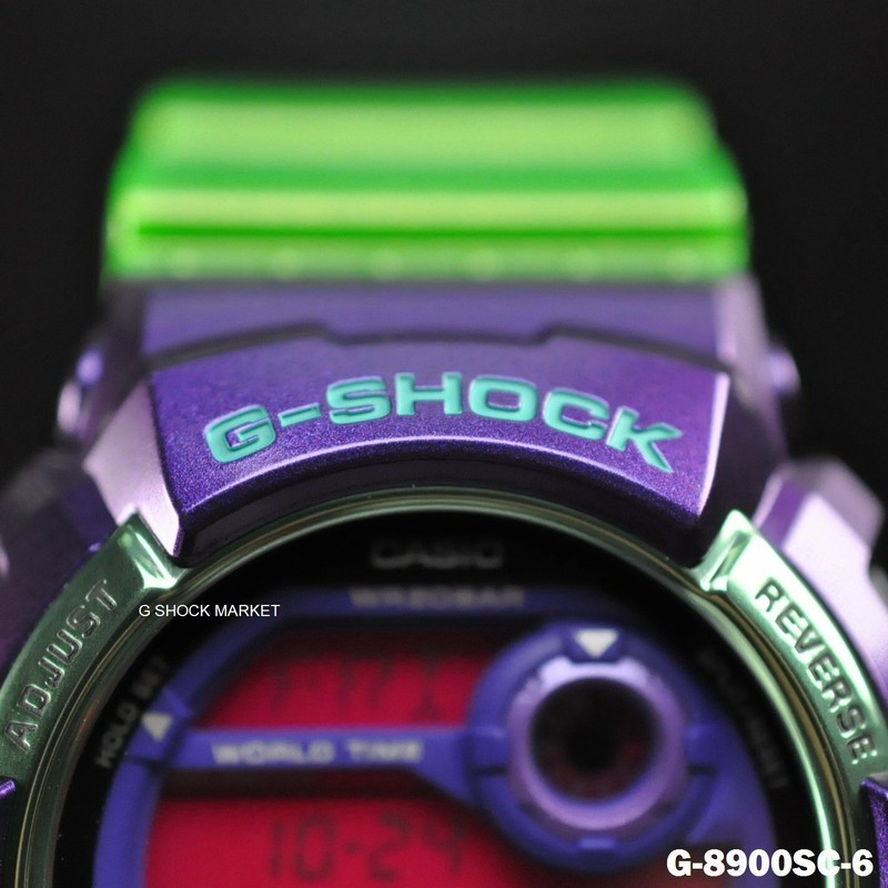 G-8900SC-6 CASIO G-SHOCK CRAZY COLORS PURPLE / GREEN | eBay