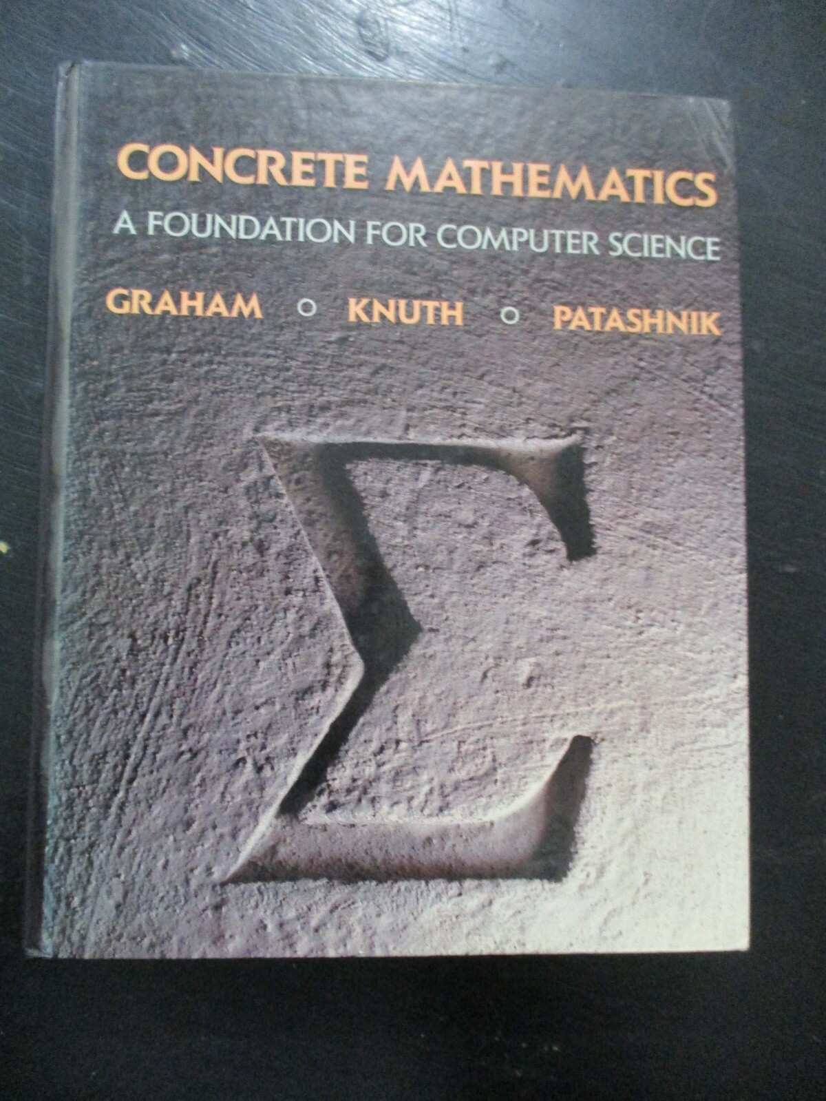 Concrete mathematics,Graham,Knuth,Patashnik, h/c, 625 pp,English