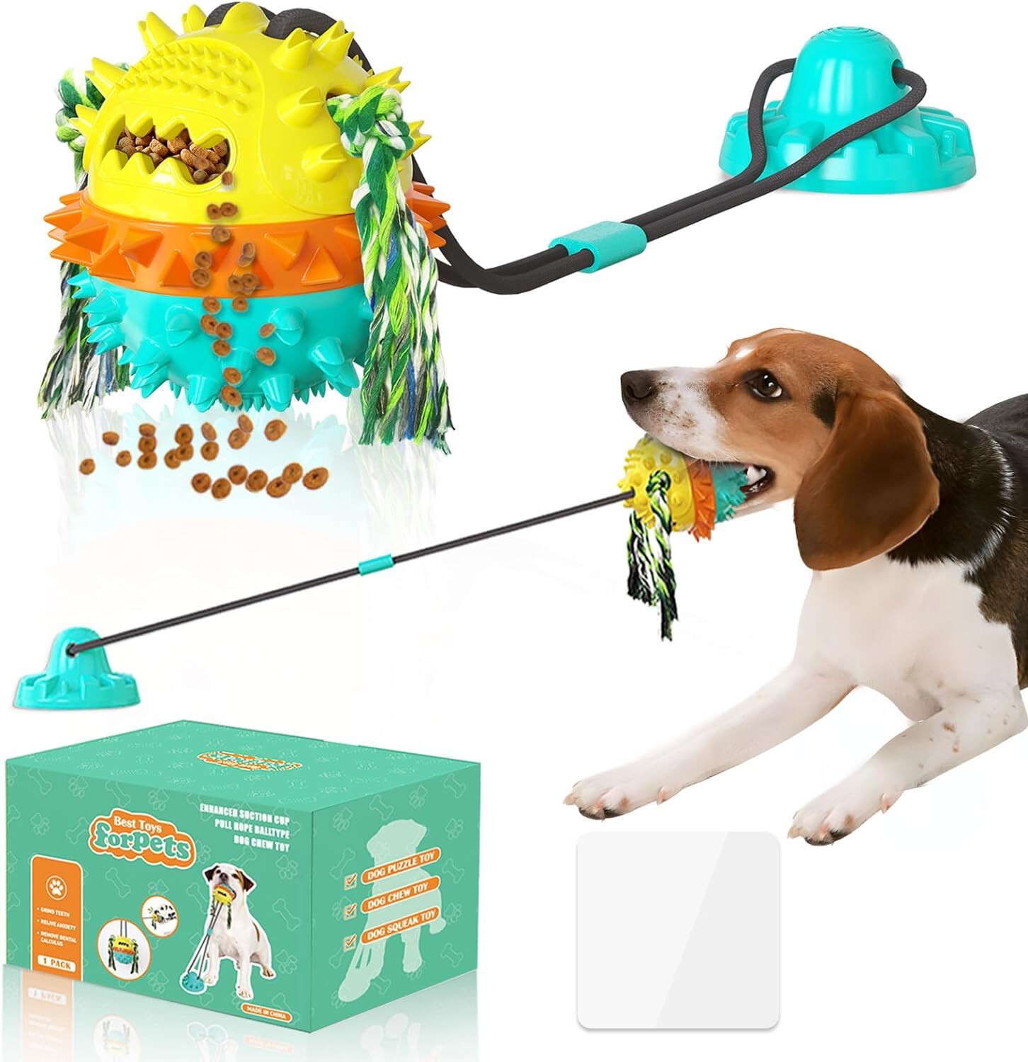Dog Toys for Aggressive Chewers Interactive Indestructible Puzzle