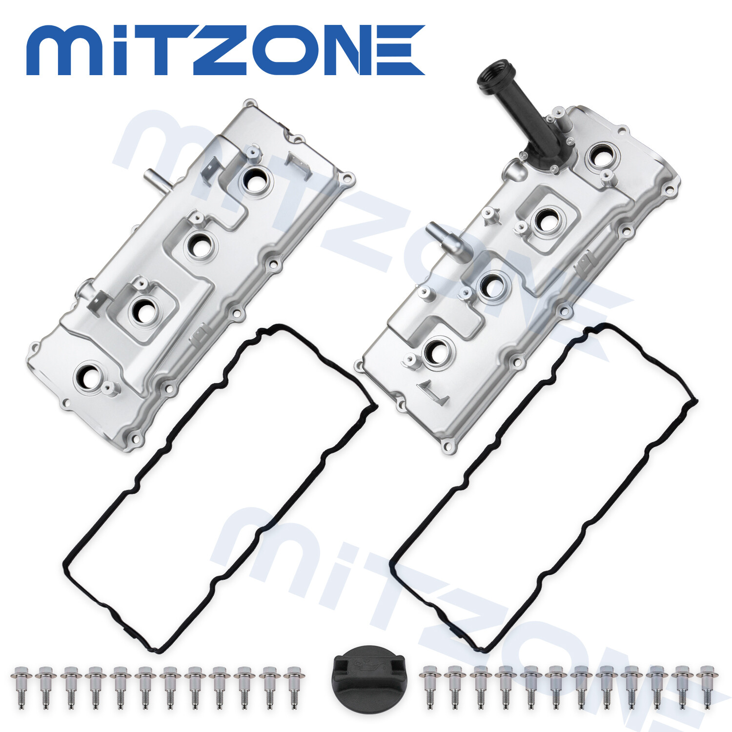 Aluminum Valve Covers Kit for 2004-2016 Nissan Armada Titan