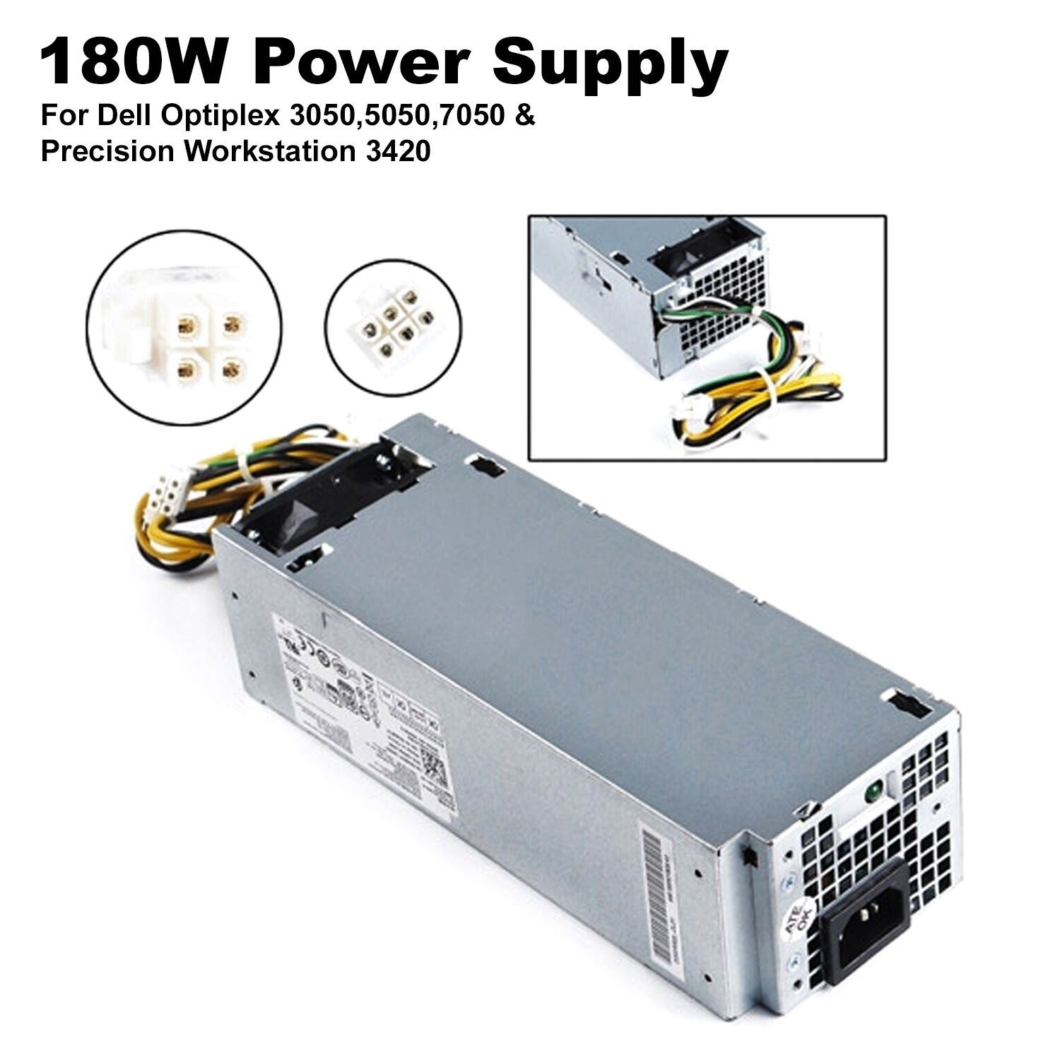 Dell OptiPlex 3050 5050 7050 SFF Small Form Factor 180 Watt Power