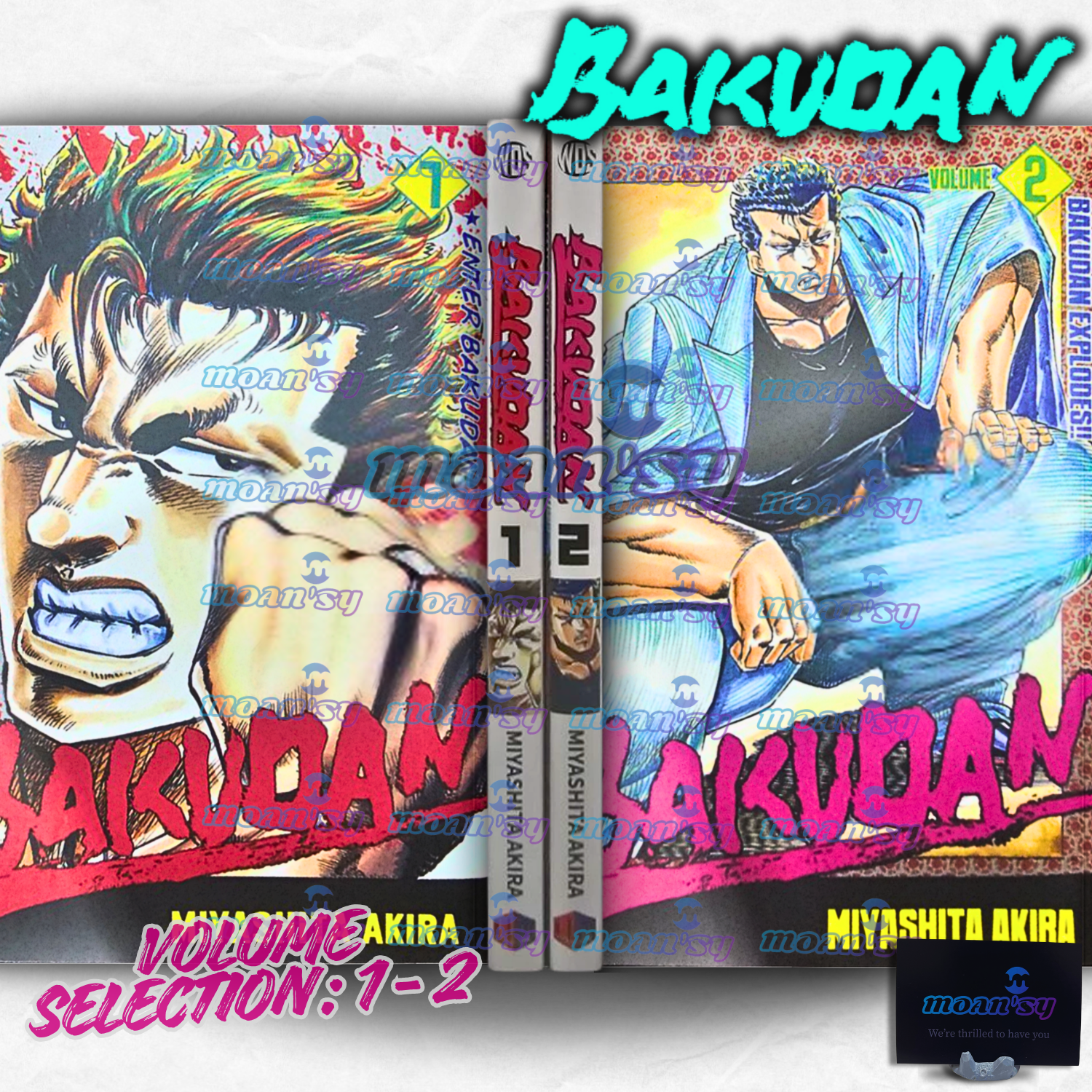 Bakudan Vol 1-2 English Manga Single / Full Set Comic Books