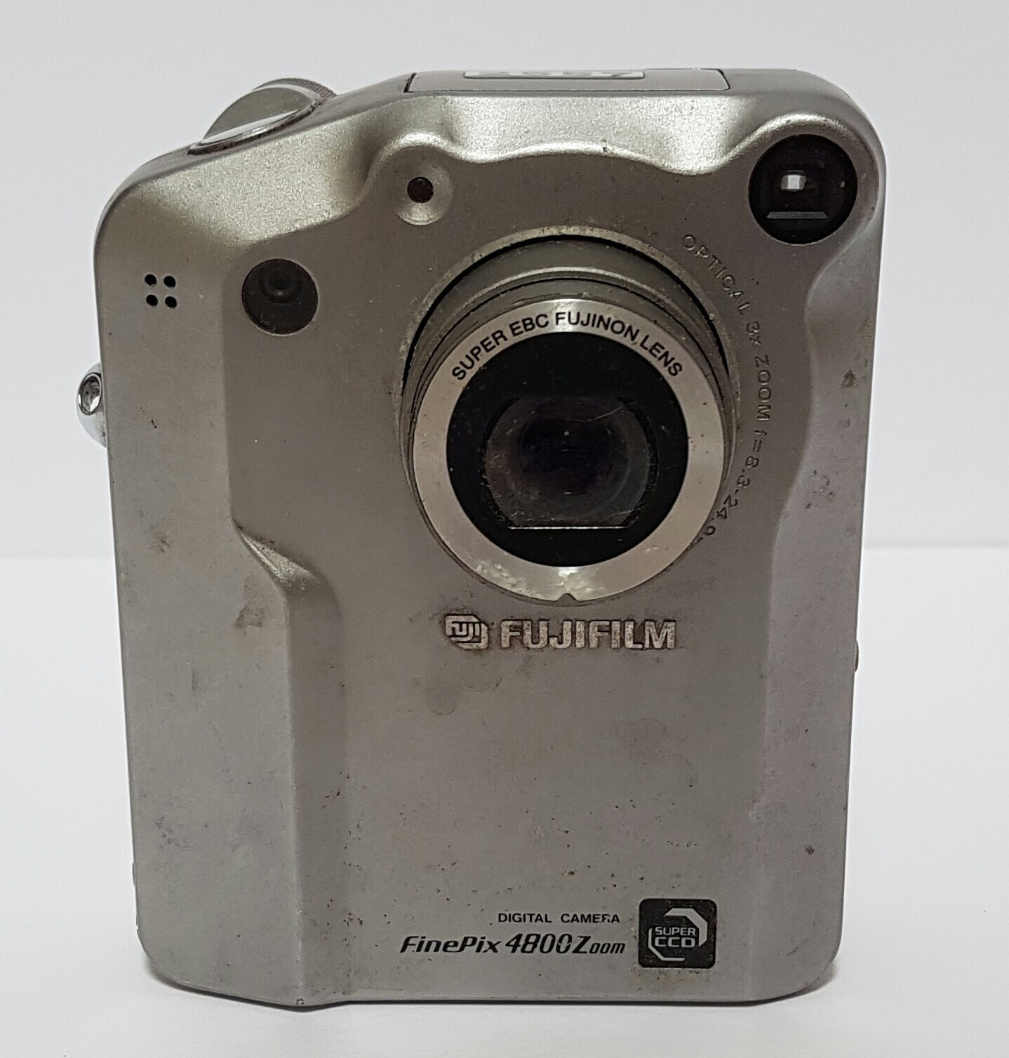 Fujifilm FinePix 4800 Zoom 2MP Digital Camera Silver Untested No