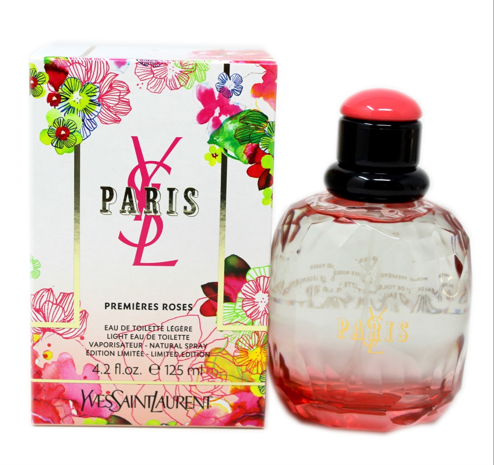 YSL PARIS PREMIERES ROSES EAU DE TOILETTE LEGERE SPRAY 125 ML/4.2