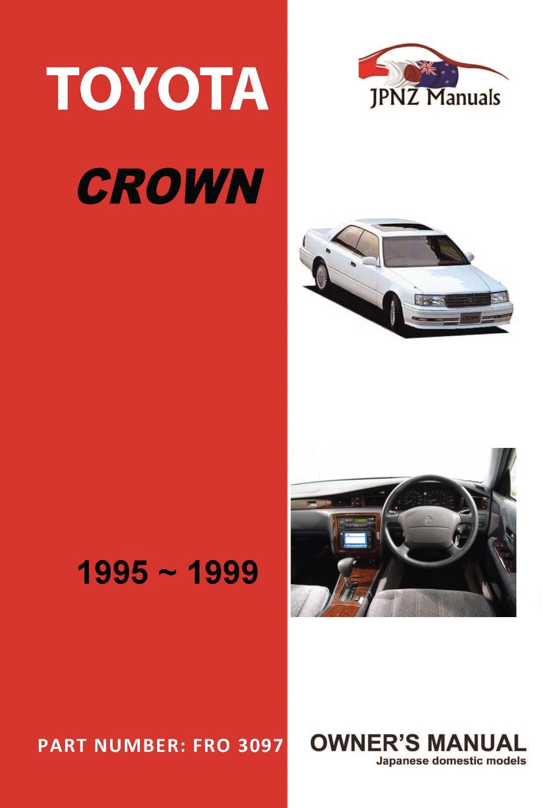 Toyota – Crown Car Owners User Manual In English | 1996 – 1999