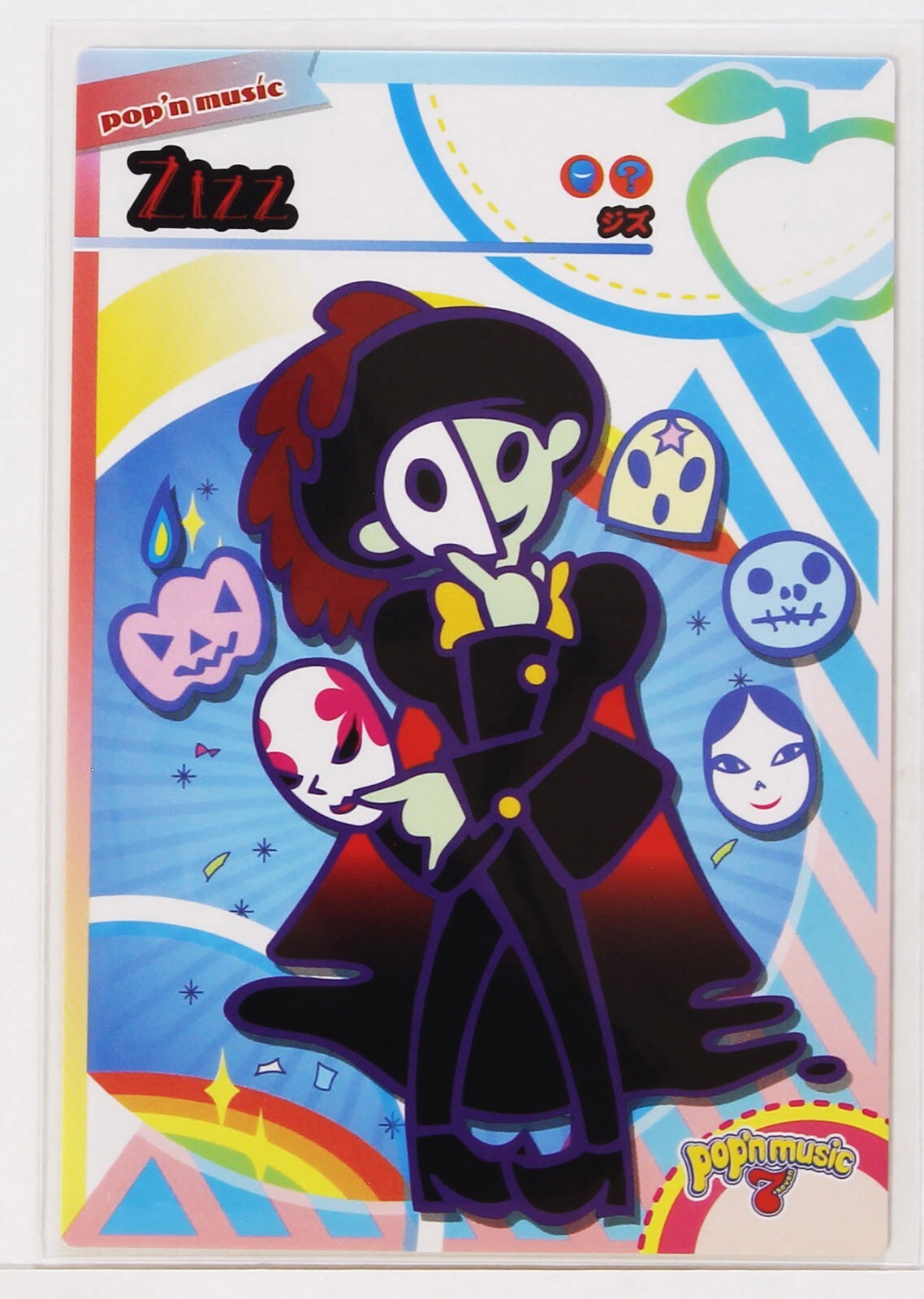 Pop'n Music Card Zizz PN23N008 KONAMI Japan Game Character | eBay