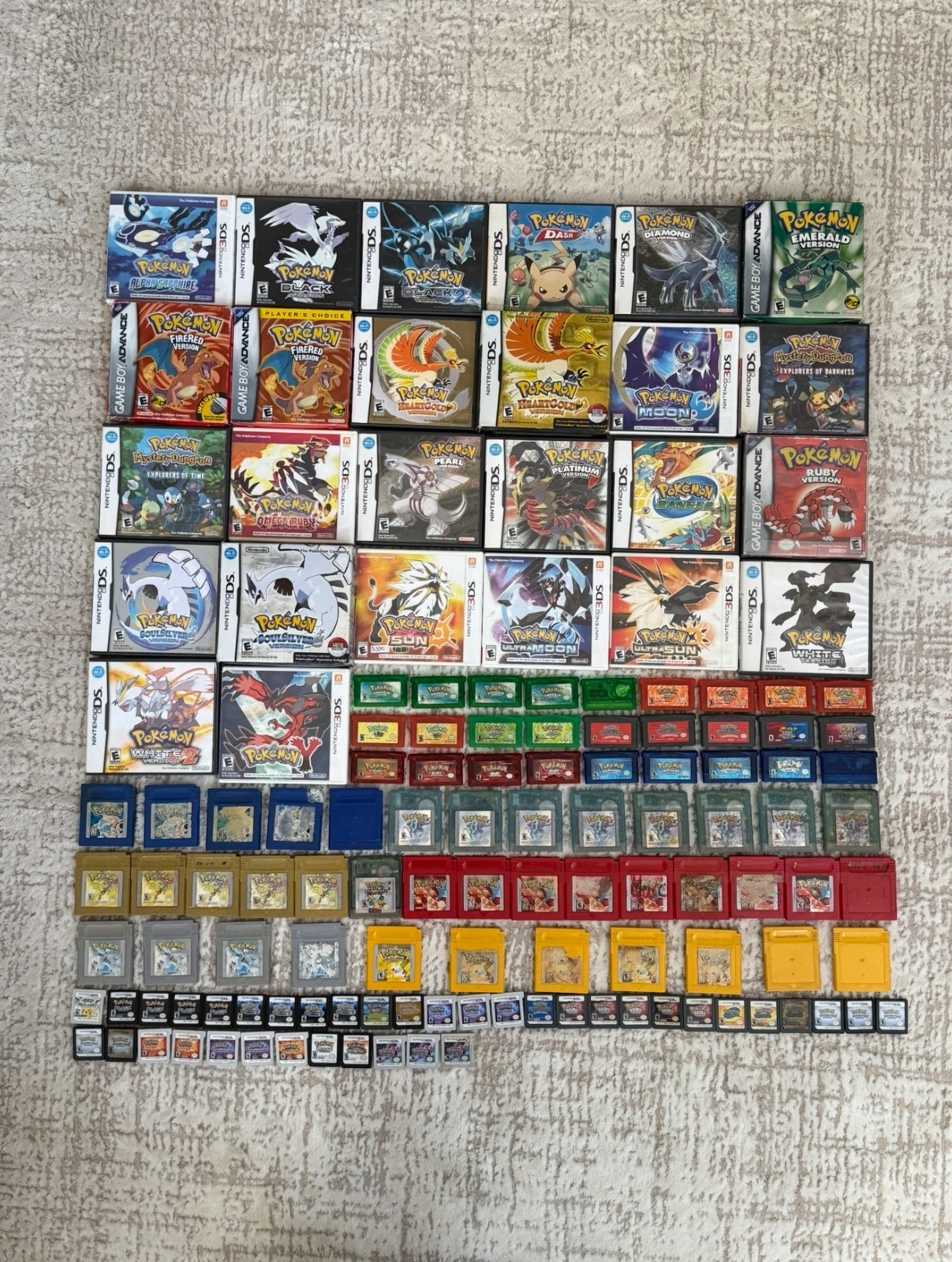 Authentic Pokemon Video Games Collection GBA Nintendo DS 3DS Pick