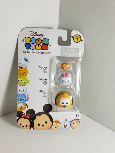 NEW DISNEY TSUM TSUM SERIES 1 3-PACK w/ 149 TIGGER 159 MARIE & 112