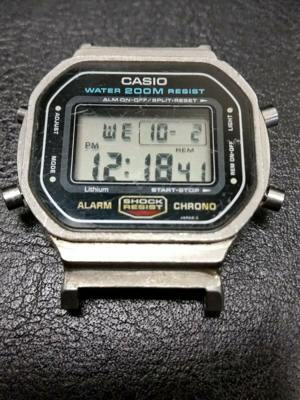 CASIO G-SHOCK DW-5600C-1V 691 Module Model Speed Screw Back Wrist