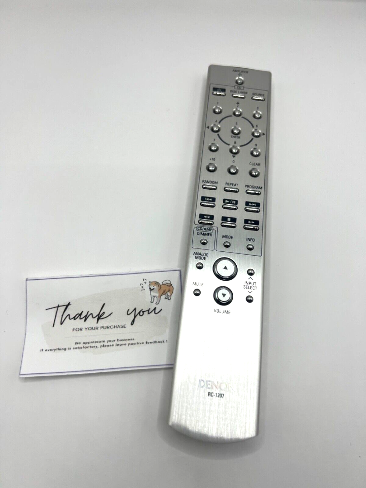 Genuine DENON Remote Control RC1207 For DCD2500NE PMA2500NE From