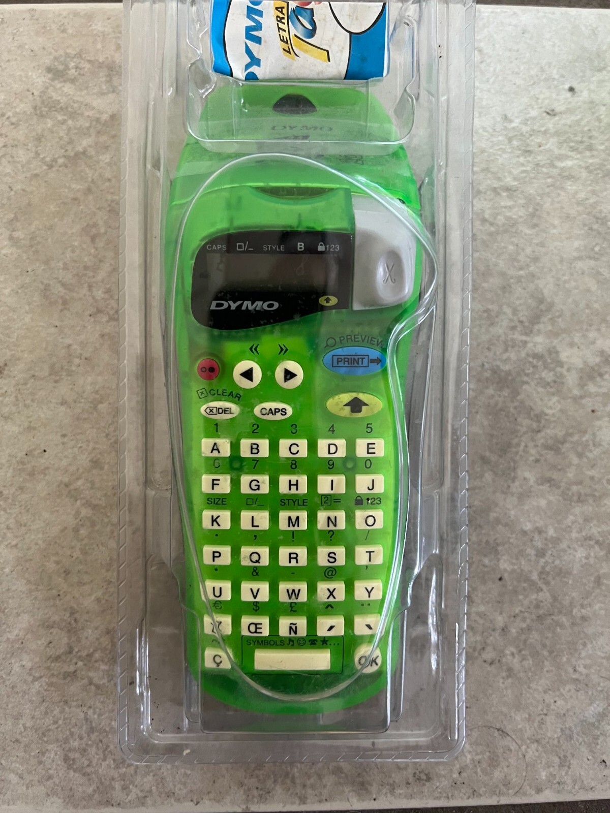 Dymo Letra Tag 2000 GREEN Handheld Label Maker New/Sealed | eBay