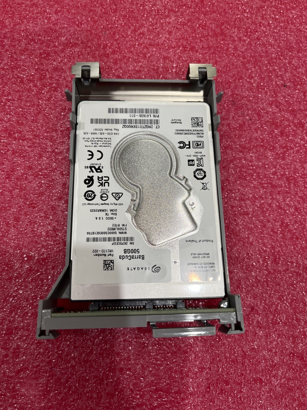6HN31-67001 HP SVC-500GB CCC FIPS TAA Hard Disk Drive-WITH BRACKET