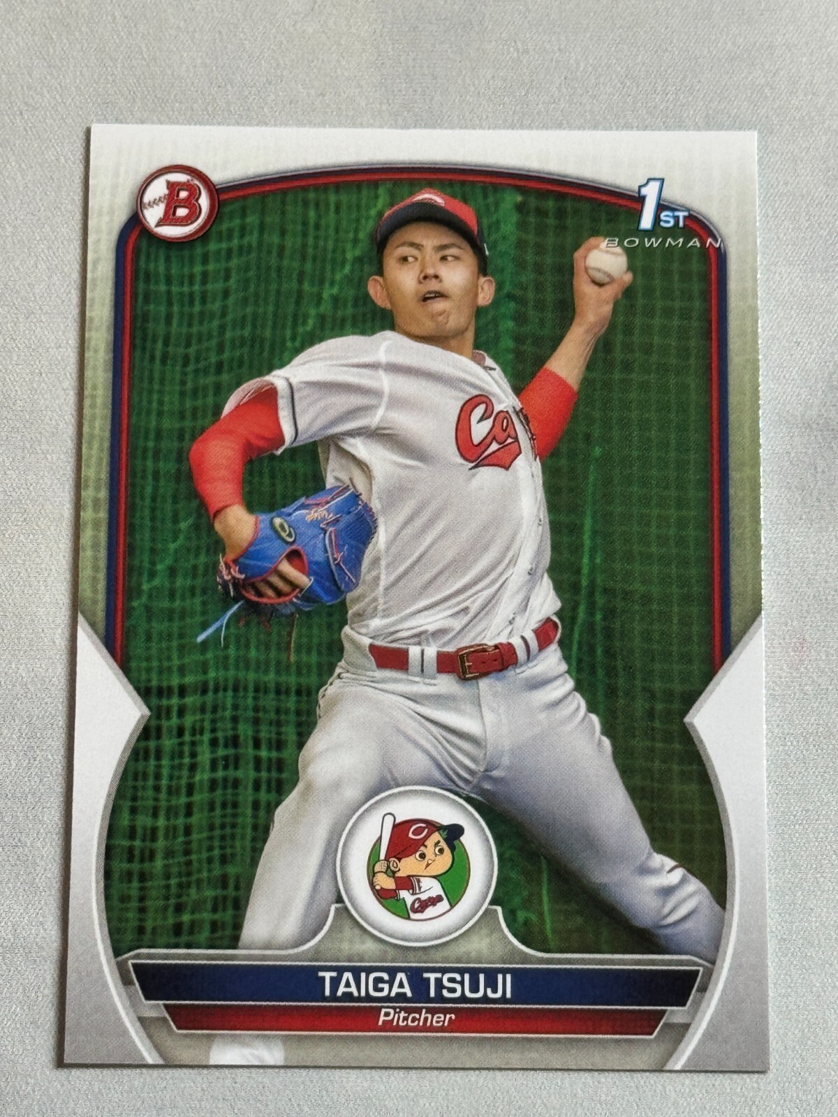 2023 Bowman NPB Taiga Tsuji Rookie RC 1st #BP-18 Hiroshima Toyo