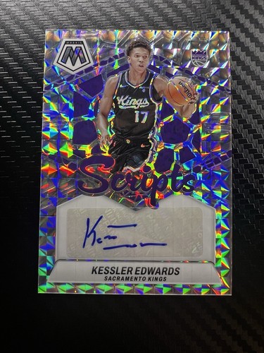 Kessler Edwards 2023-24 Panini Mosaic Scripts Autograph Mosaic