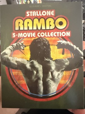 Rambo: 5-Film Complete Collection 1-5 (Blu-ray + Digital) *NEW