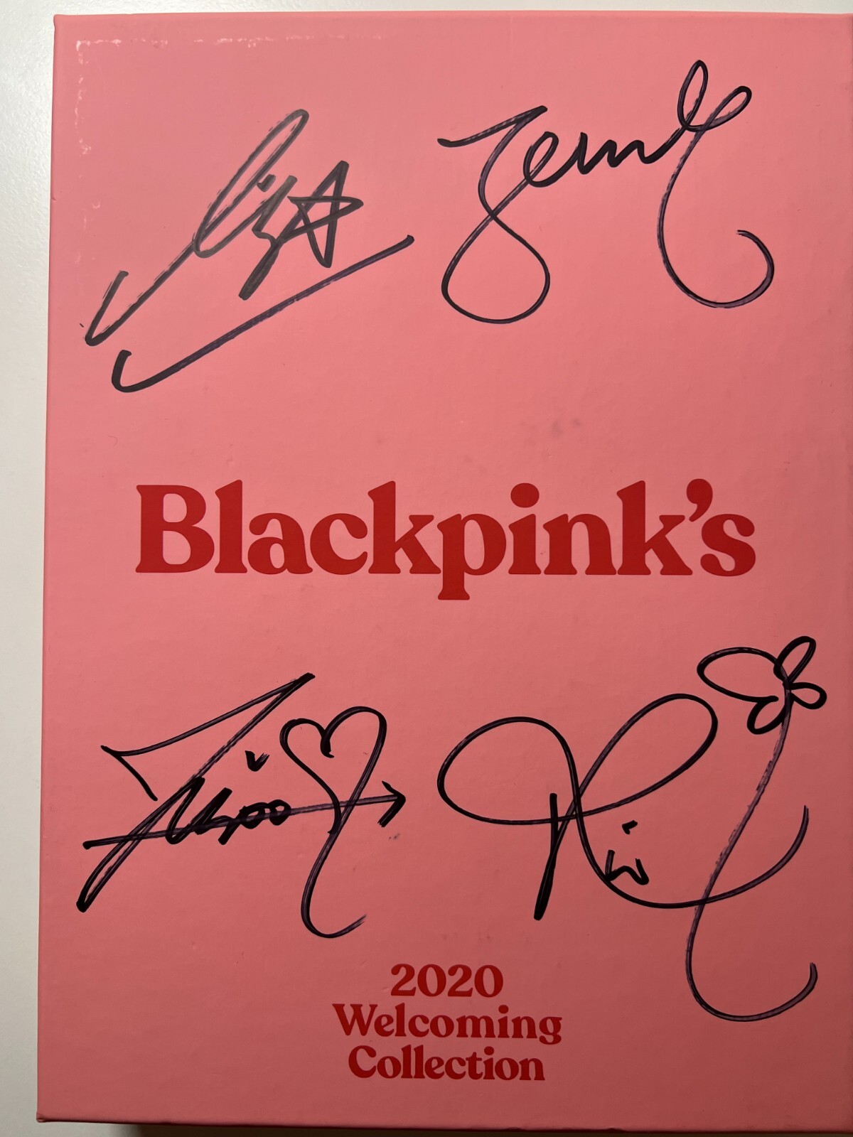 BLACKPINK 2020 Welcoming Collection All Member Autographed Signed