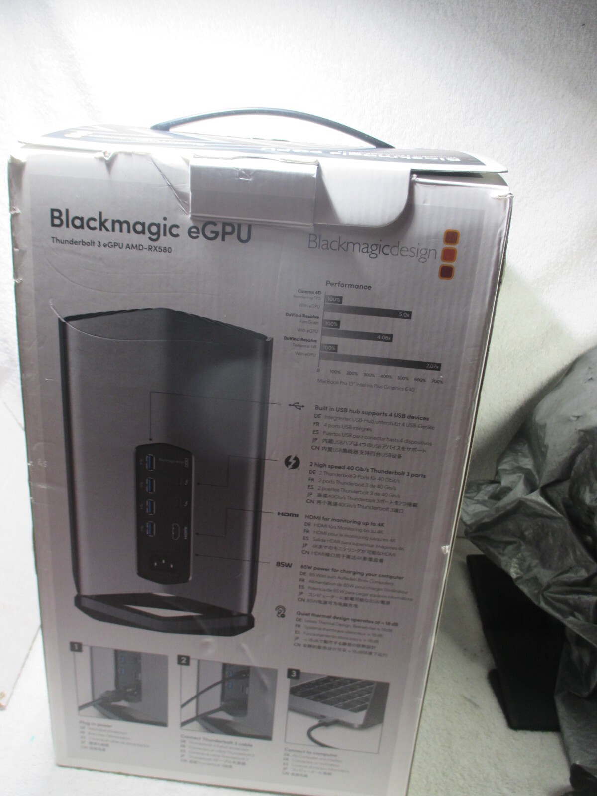 BlackMagic eGPU - AMD RX580 8GB | Thunderbolt GDDR5 External
