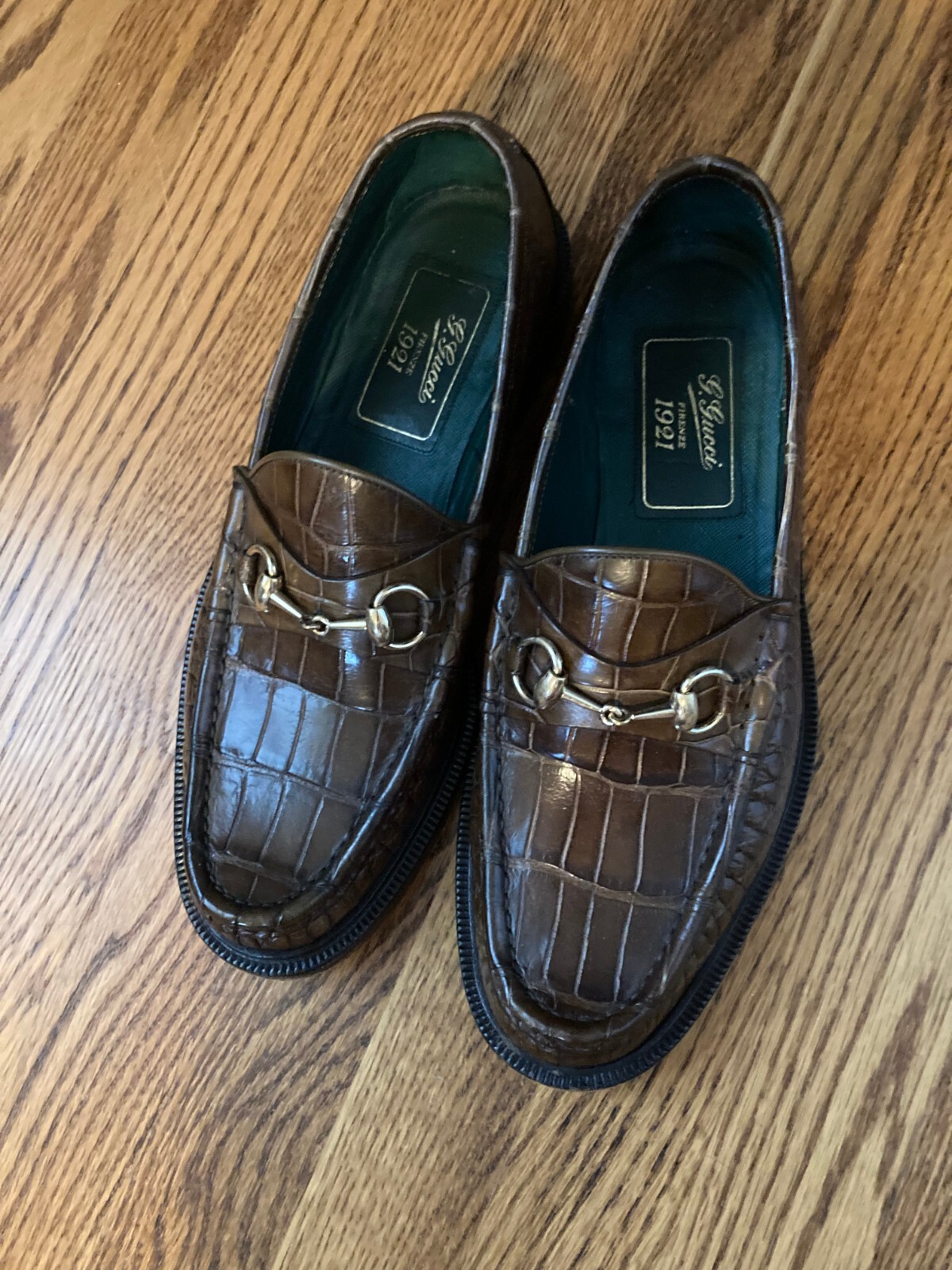 4900$ Gucci 1921 Collection Crocodile Horsebit Loafer 90th
