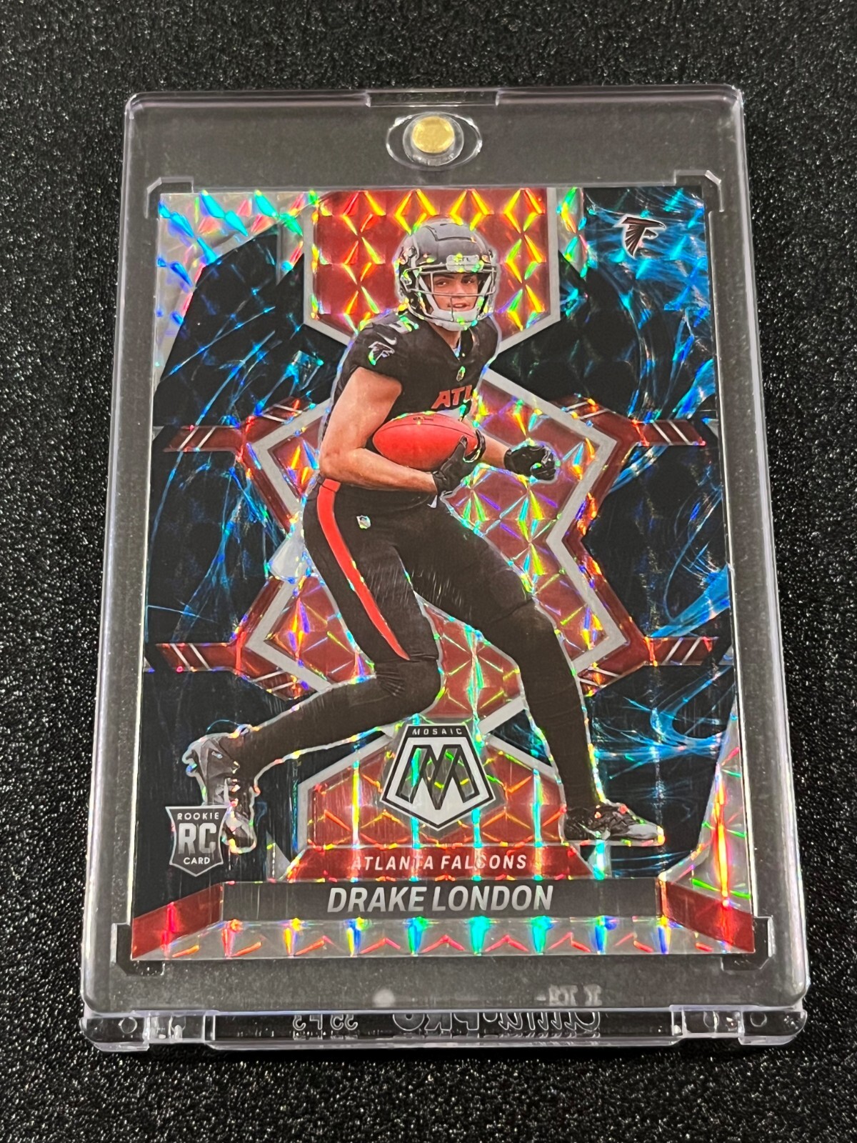 2022 Panini Mosaic Football Drake London Genesis Rookie #312 SSP