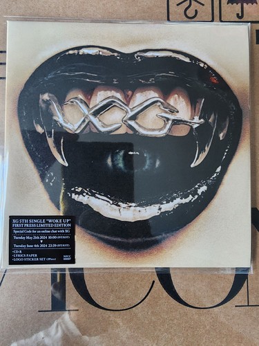 XG WOKE UP 5th Single Album First Press Limited Edition Sealed CD