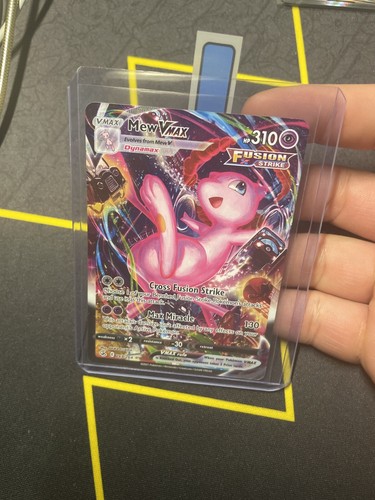 Mew VMax Alternate Art Fusion Strike Pokemon Card 269/264 NM/M Psa