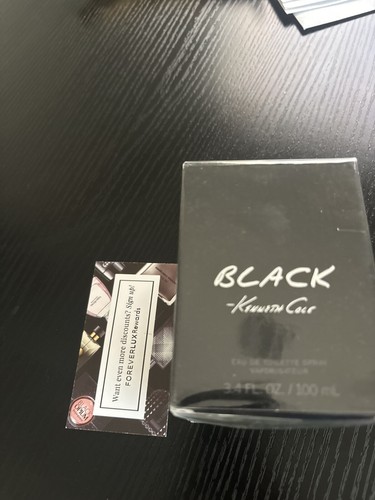 Black Kenneth Cole Cologne for Men 3.3 / 3.4 oz Brand New In Box