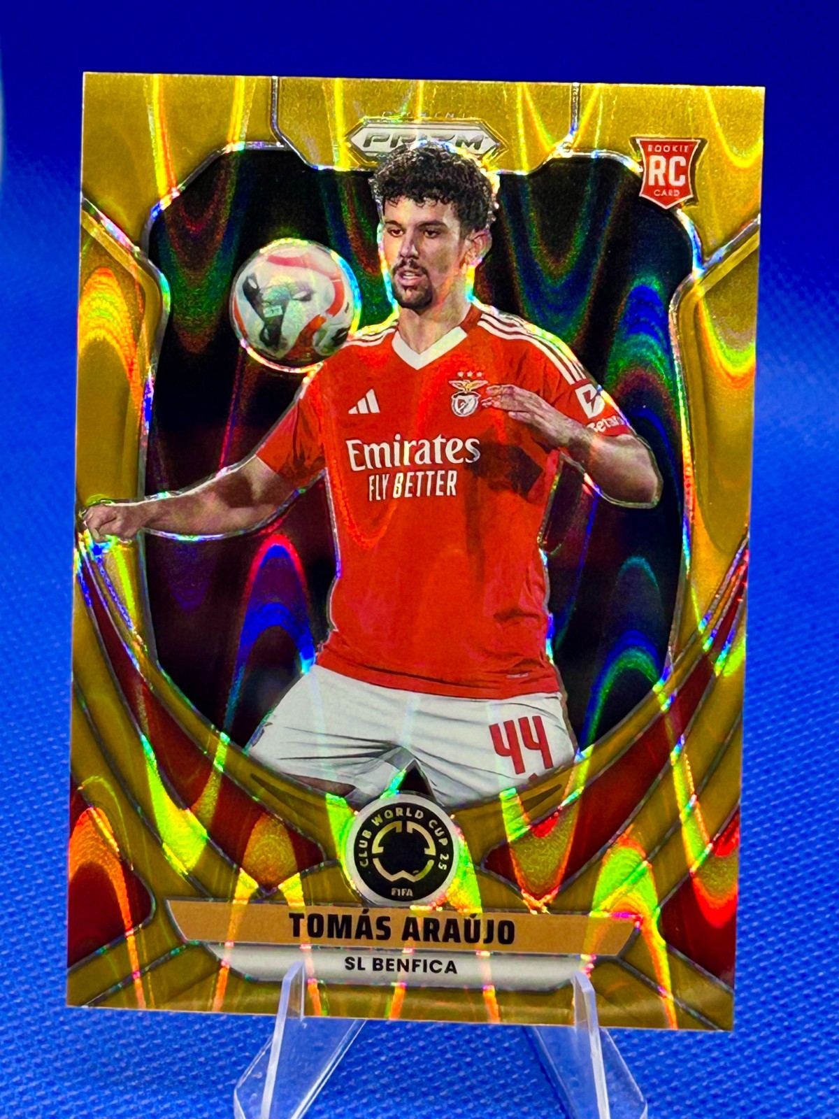 2025 Panini Prizm FIFA Club World Cup Tomas Araujo #186 Gold