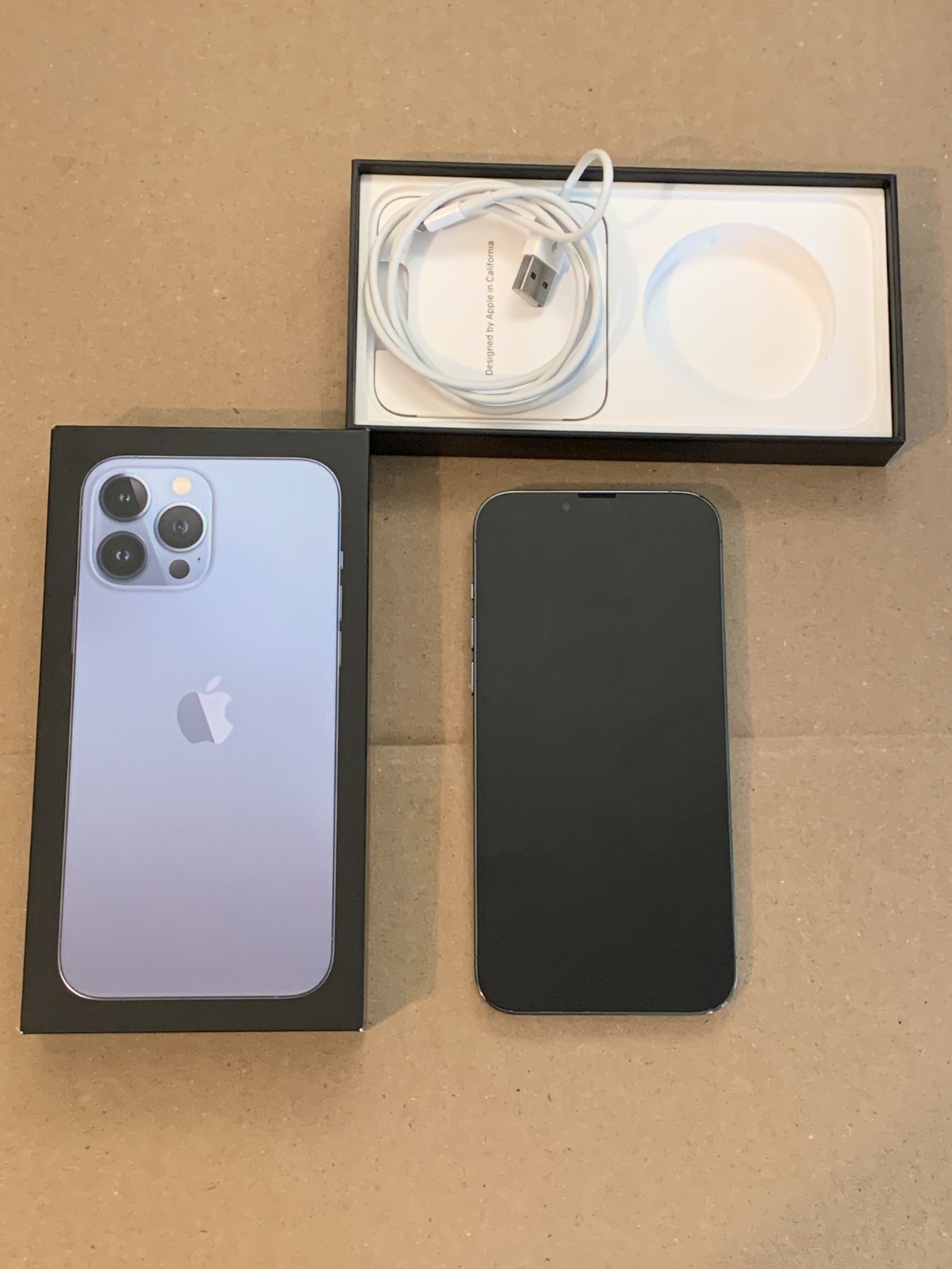 Apple iPhone 13 Pro Max 128GB Sierra blue Unlocked A2484 READ | eBay