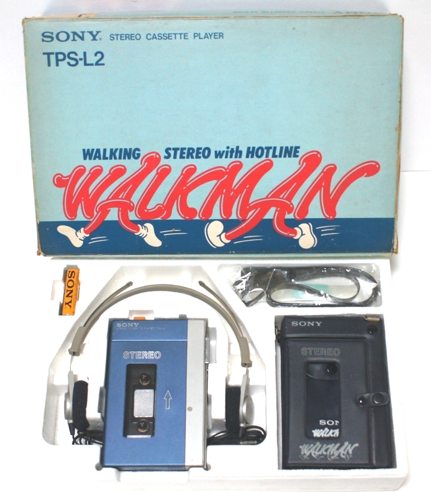 Super Rare Beautiful SONY Walkman TPS-L2 Cassette Player Stereo