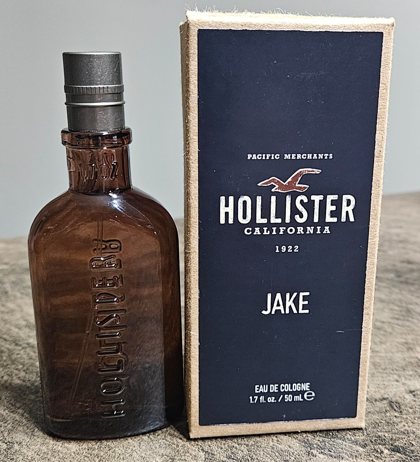 Hollister Jake California 1922 Original Brown Bottle 1.7 Oz (50 ML